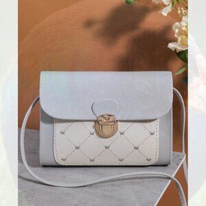 New Detail Square Bag Light Grey 111